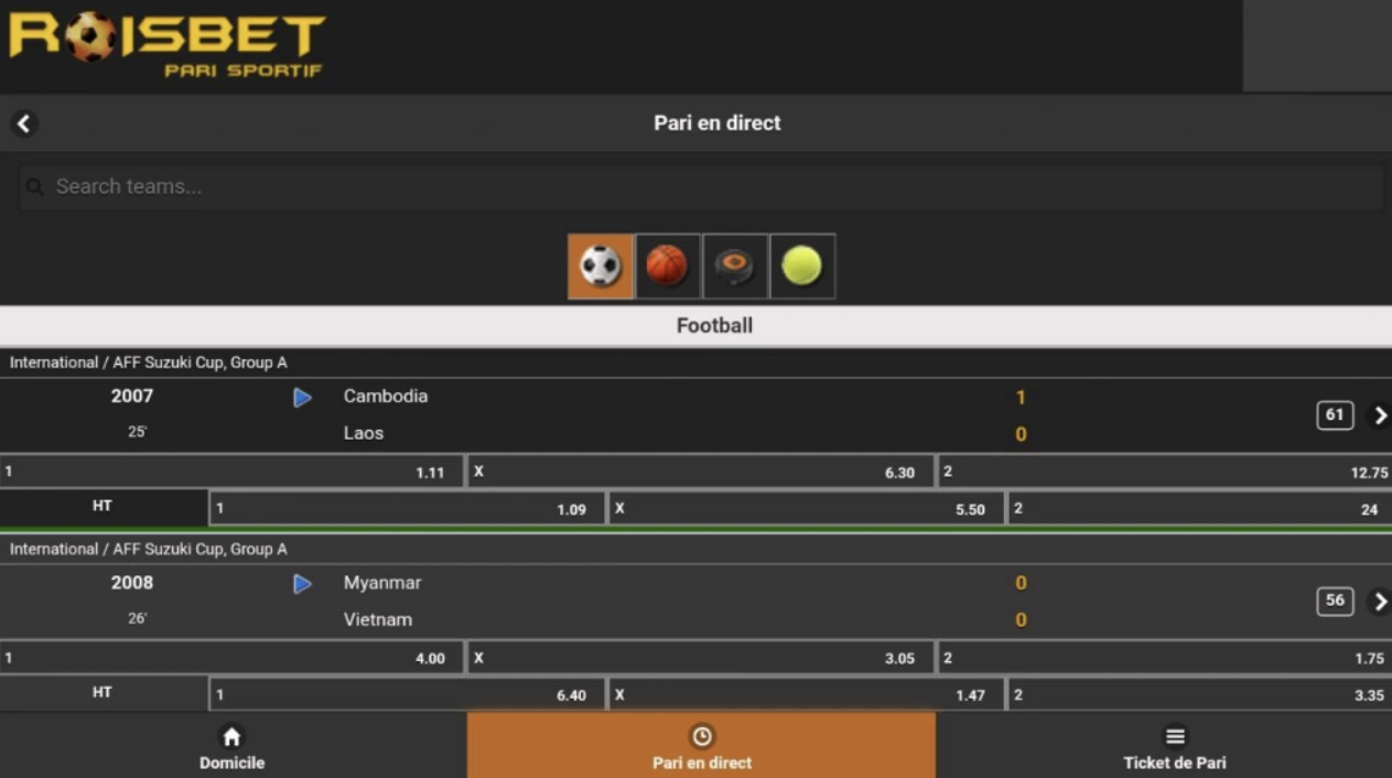 Paiements Roisbet Cameroun